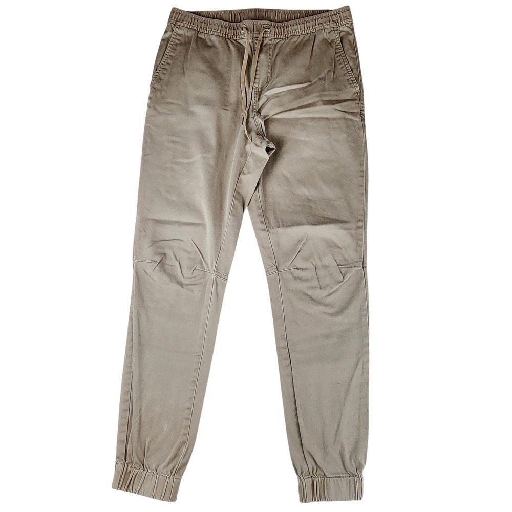 Empyre Creager Men's Tan Khaki Jogger Pants Size Medium Elastic Waist And Cuff